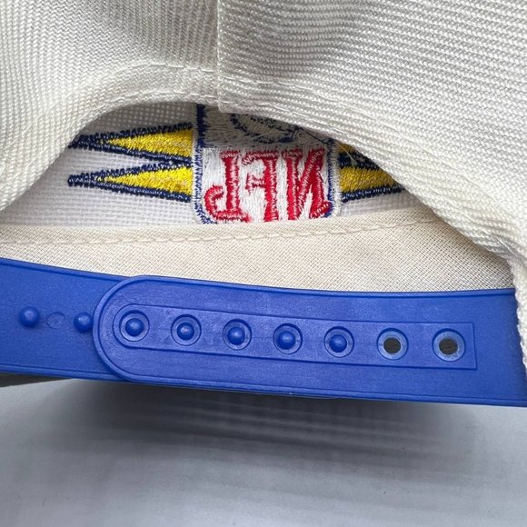 Vintage Los Angeles LA Rams NFL Diamond Cut Logo Athletic Hat Snapback Cap Men U - Picture 8 of 10